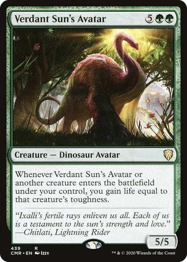 0439 Verdant Sun's Avatar R Commander Legends