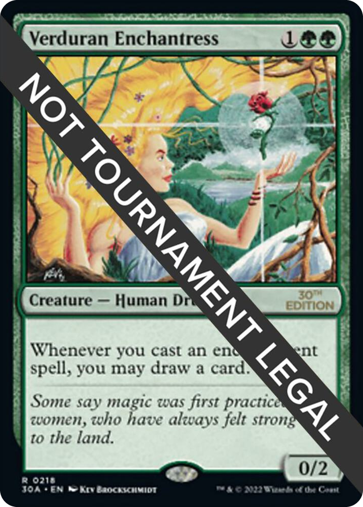 0218 Verduran Enchantress R 30th Anniversary Edition