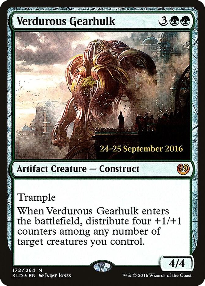 0172 Verdurous Gearhulk M Prerelease Cards
