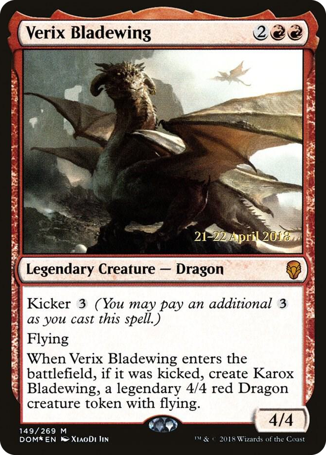 0149 Verix Bladewing M Prerelease Cards