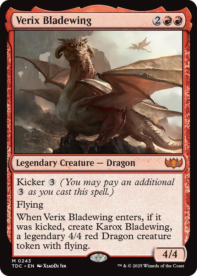 0243 Verix Bladewing M Commander: Tarkir: Dragonstorm