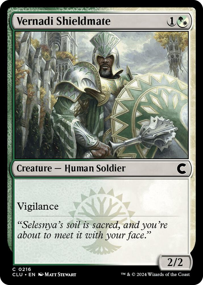 0216 Vernadi Shieldmate C Ravnica: Clue Edition