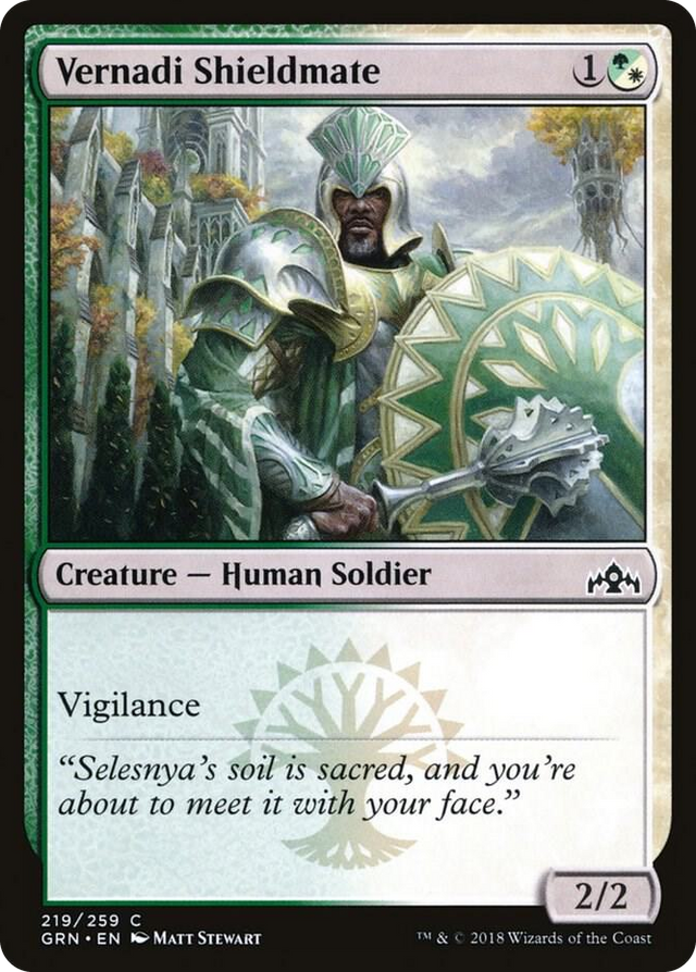 0219 Vernadi Shieldmate C Guilds of Ravnica