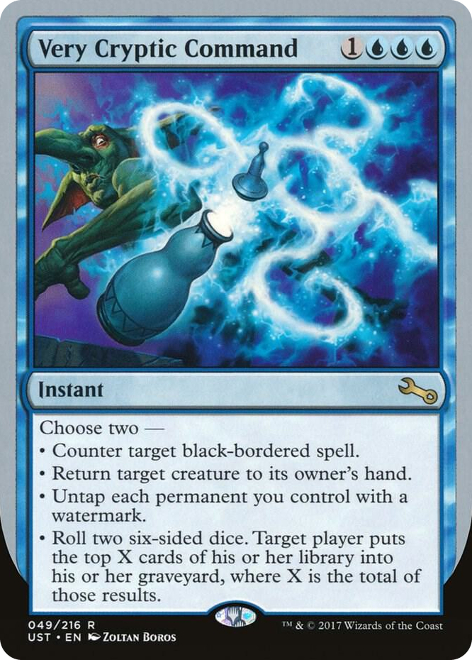 0049 Very Cryptic Command (E) R Unstable
