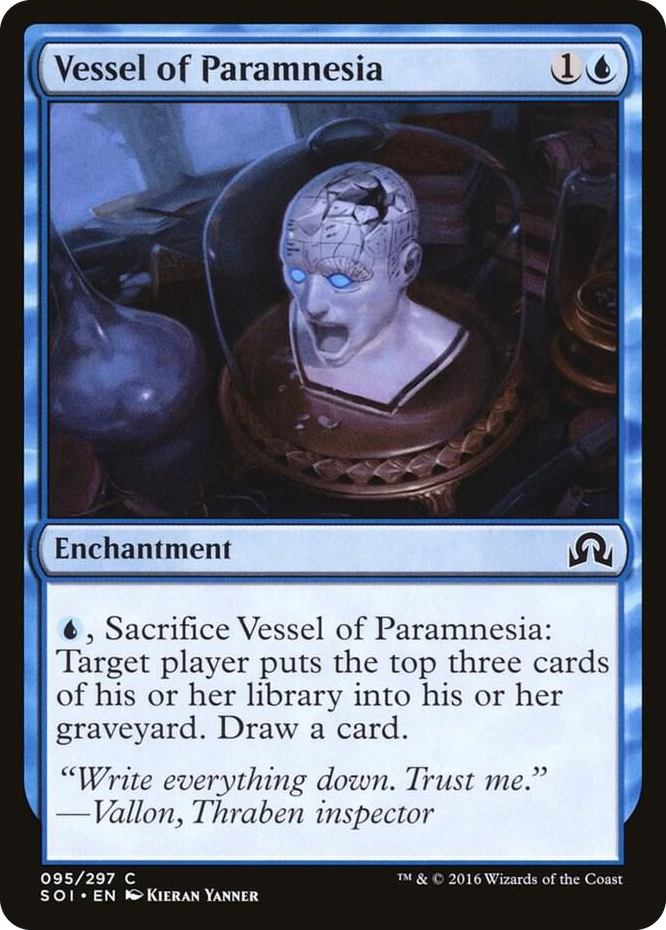 Vessel of Paramnesia #95 C - Shadows over Innistrad Pokemon card