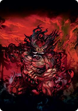 0077 Vessel of the All-Consuming Art Card S Art Series: Kamigawa: Neon Dynasty