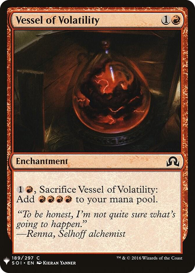 0189 Vessel of Volatility C The List Reprints