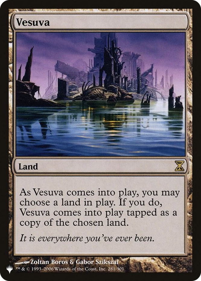 Vesuva #281 R - The List Reprints Pokemon card