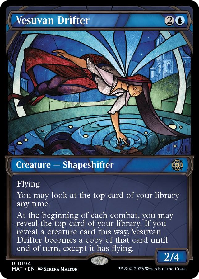 Vesuvan Drifter (Halo Foil) #194 R - March of the Machine: The Aftermath Pokemon card