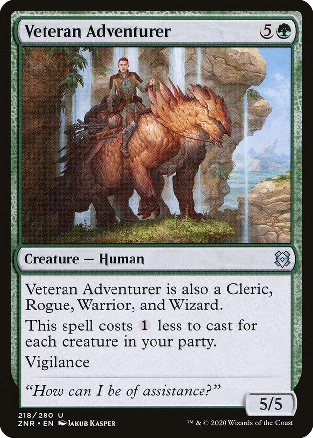 0218 Veteran Adventurer U Zendikar Rising