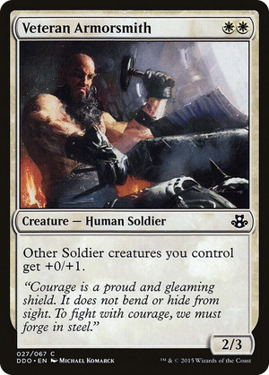 0027 Veteran Armorsmith C Duel Decks: Elspeth vs. Kiora