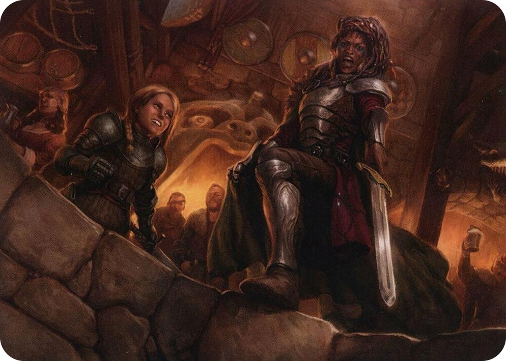 0036 Veteran Dungeoneer Art Card S Art Series: Adventures in the Forgotten Realms