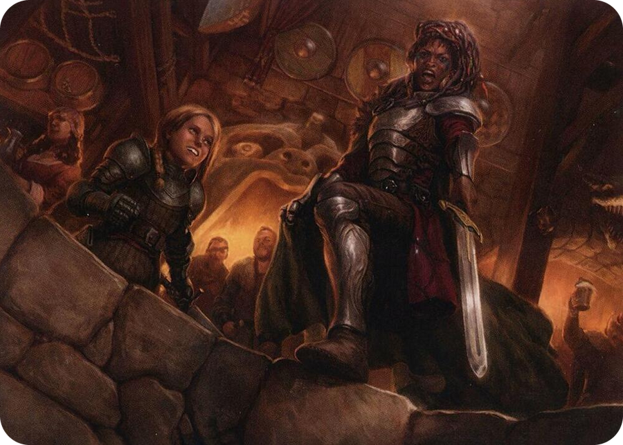 0036 Veteran Dungeoneer Art Card S Art Series: Adventures in the Forgotten Realms