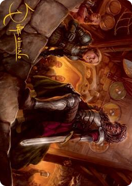 0036 Veteran Dungeoneer Art Card (Gold-Stamped Signature) S Art Series: Adventures in the Forgotten Realms