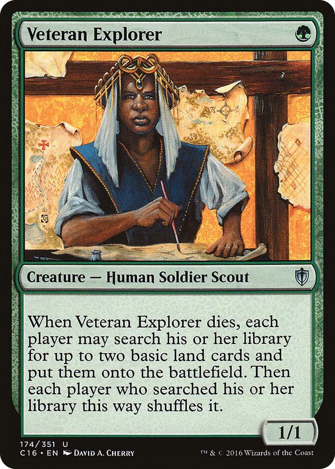 Veteran Explorer #174 U - Commander 2016 Pokemon card