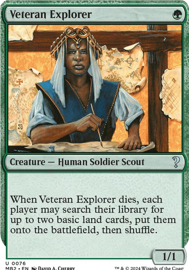 0076 Veteran Explorer (White Border) U Mystery Booster 2