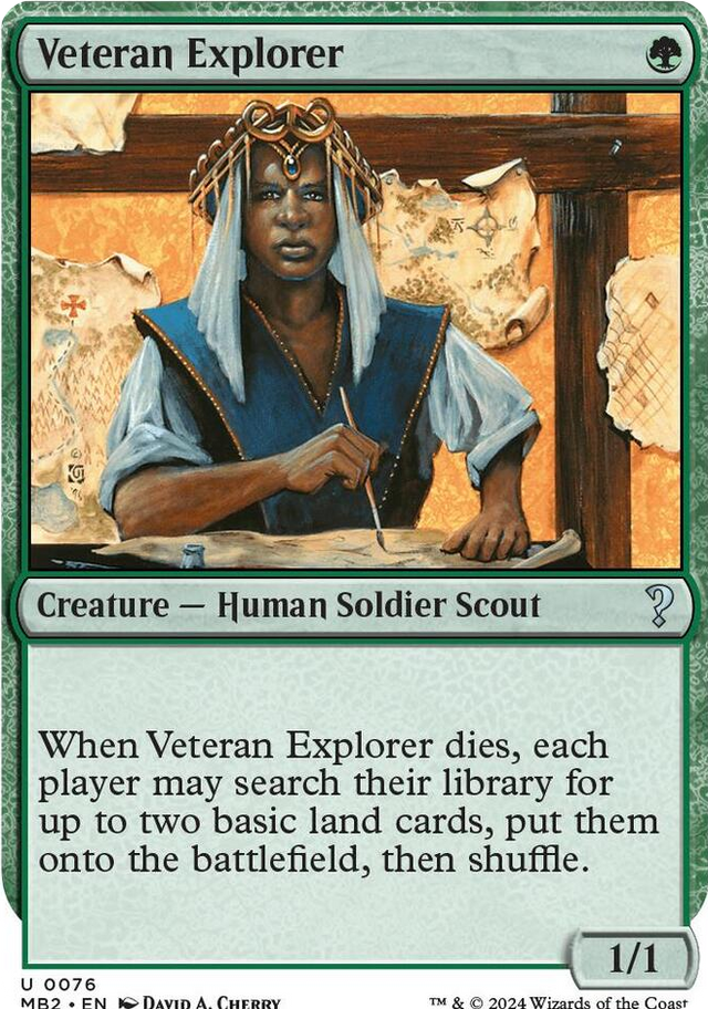 0076 Veteran Explorer (White Border) U Mystery Booster 2