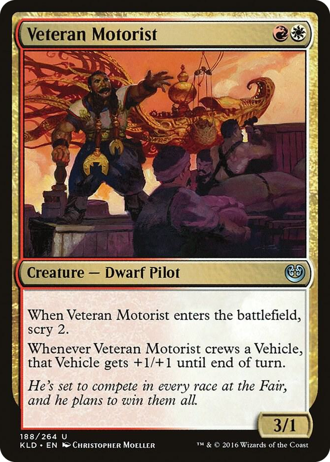 Veteran Motorist #188 U - Kaladesh Pokemon card