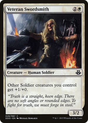 0028 Veteran Swordsmith C Duel Decks: Elspeth vs. Kiora