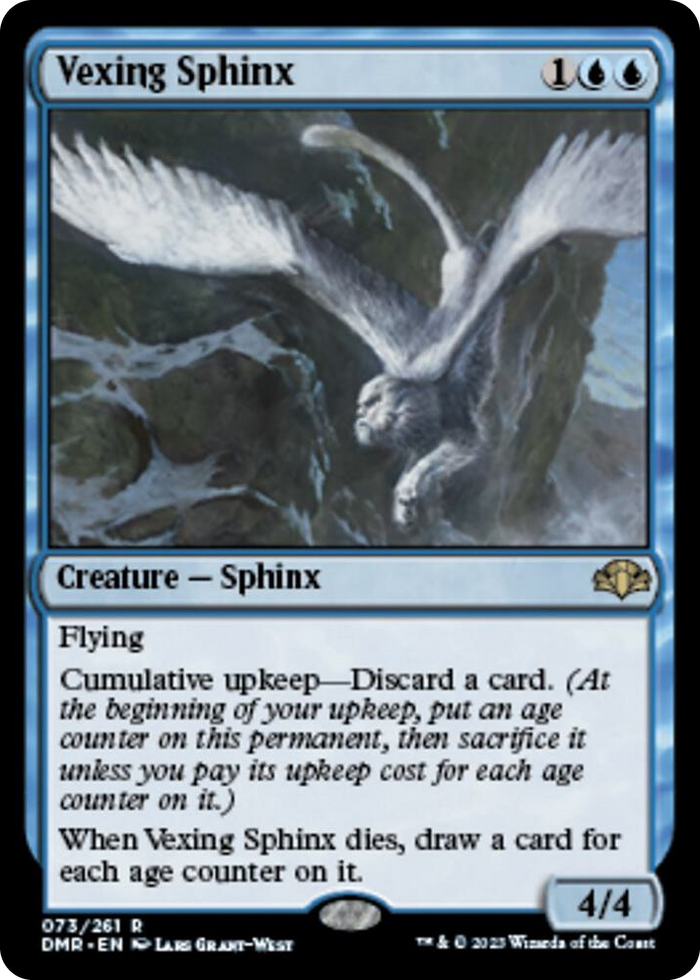 Vexing Sphinx #73 R - Dominaria Remastered Pokemon card
