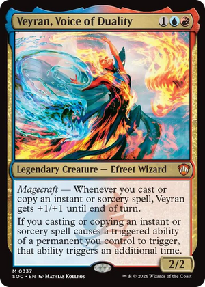 0337 Veyran, Voice of Duality M Commander: Secrets of Strixhaven