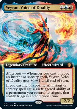 0330 Veyran, Voice of Duality (Extended Art) M Commander 2021
