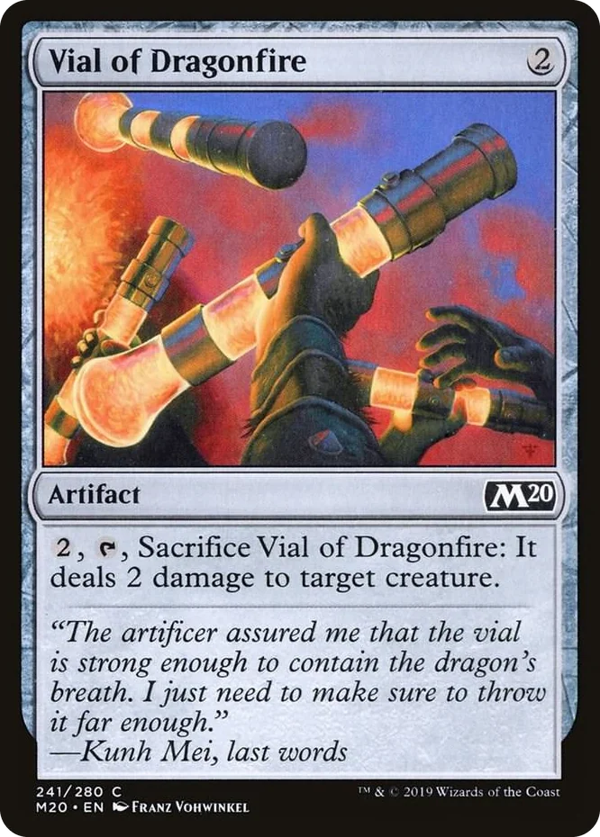 0241 Vial of Dragonfire C Core Set 2020