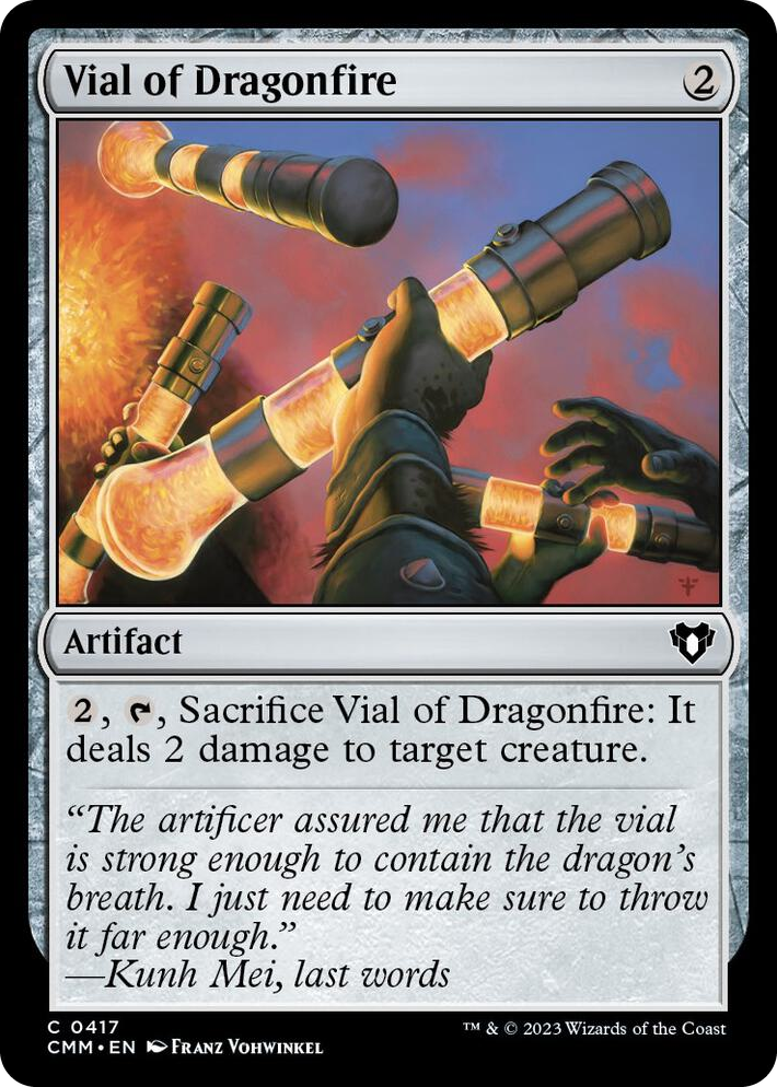 0417 Vial of Dragonfire C Commander Masters