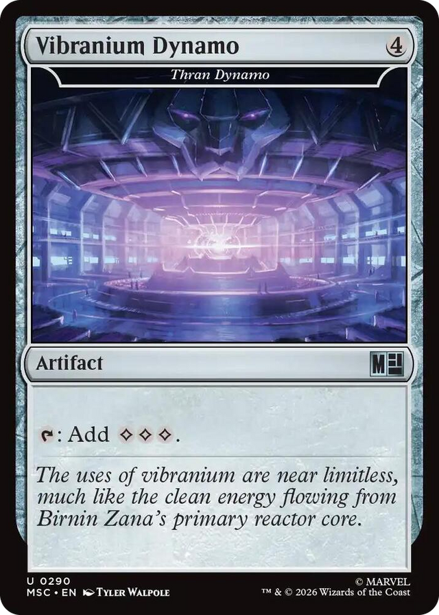 0290 Vibranium Dynamo - Thran Dynamo U Commander: Marvel Super Heroes