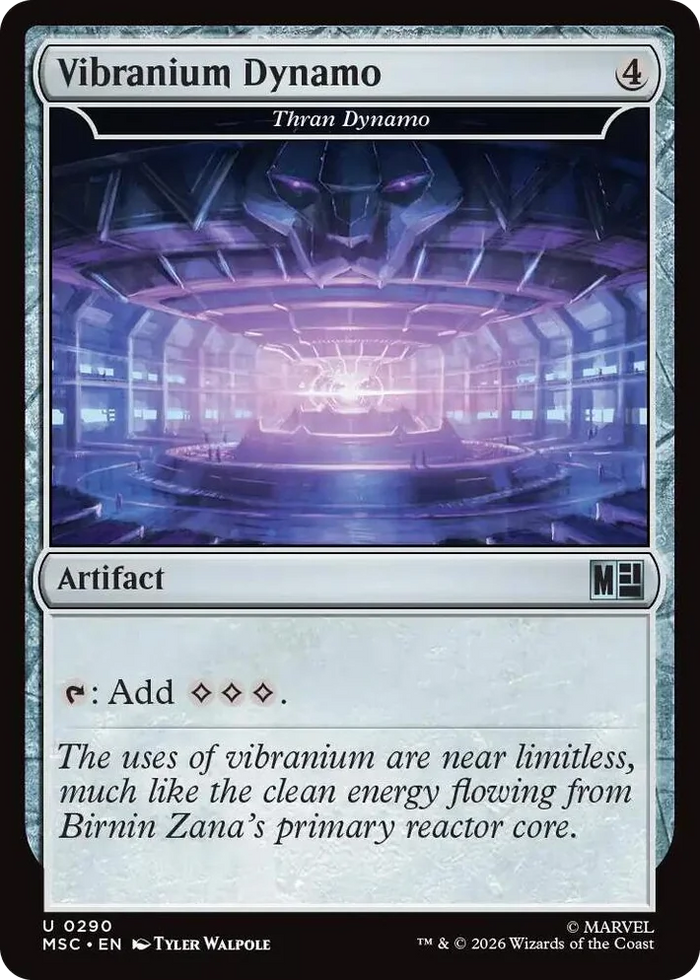 0290 Vibranium Dynamo - Thran Dynamo U Commander: Marvel Super Heroes