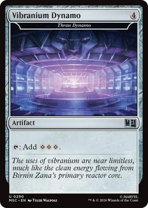0290 Vibranium Dynamo - Thran Dynamo (Surge Foil) U Commander: Marvel Super Heroes