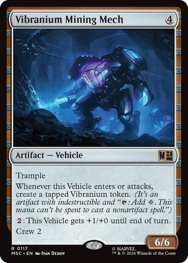 0117 Vibranium Mining Mech R Commander: Marvel Super Heroes