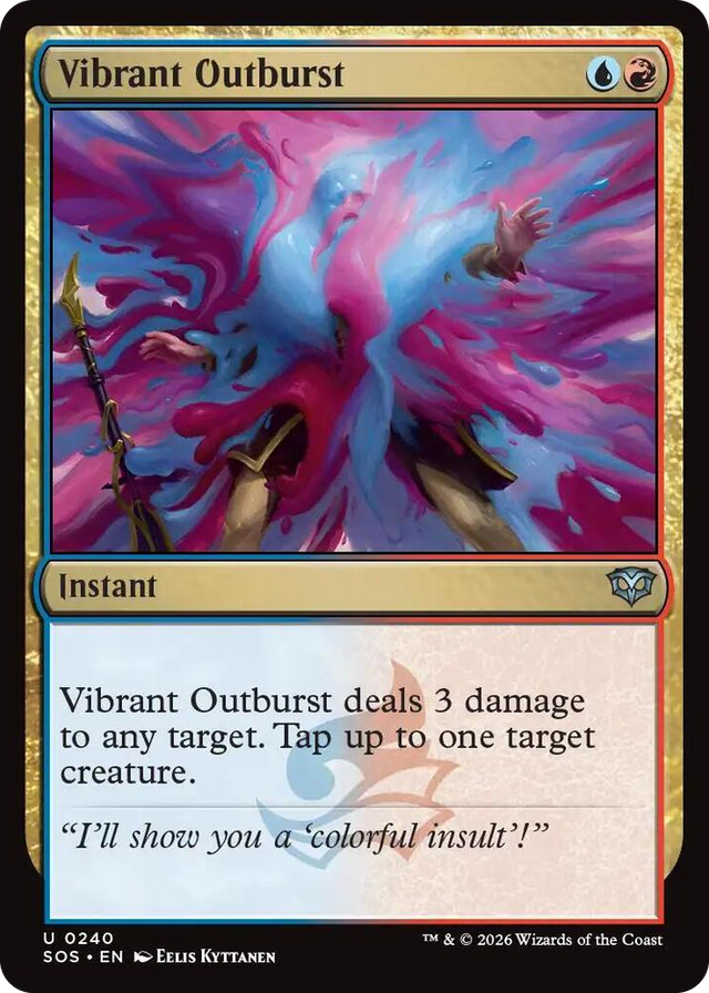 0240 Vibrant Outburst U Secrets of Strixhaven