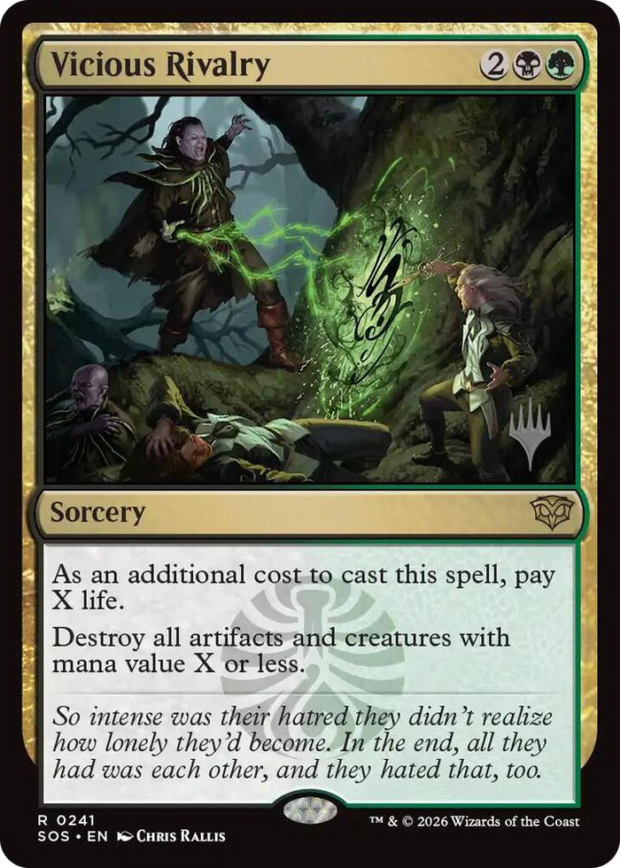 Vicious Rivalry #241 R - Promo Pack: Secrets of Strixhaven Pokemon card