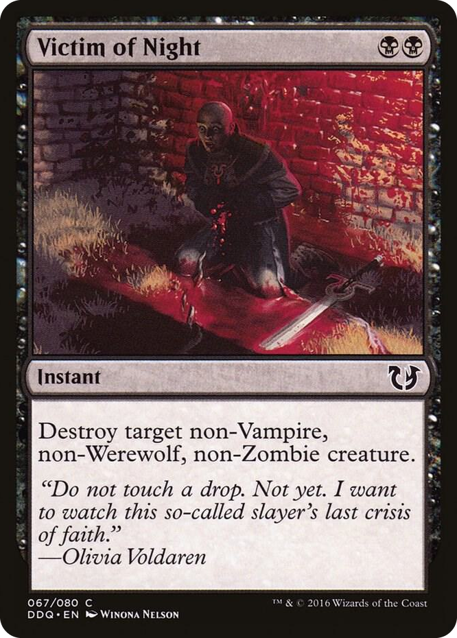 Victim of Night #67 C - Duel Decks: Blessed vs. Cursed Pokemon card