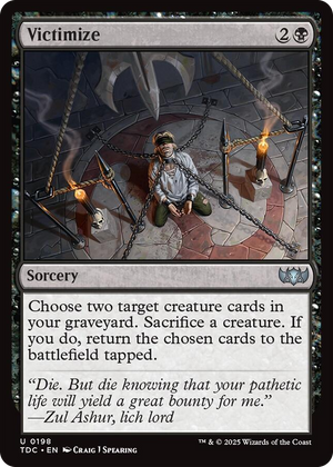 0198 Victimize U Commander: Tarkir: Dragonstorm