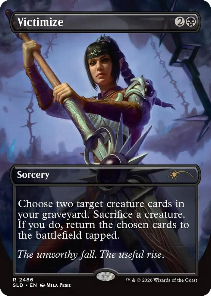 Victimize #2486 R - Secret Lair Drop Series Pokemon card