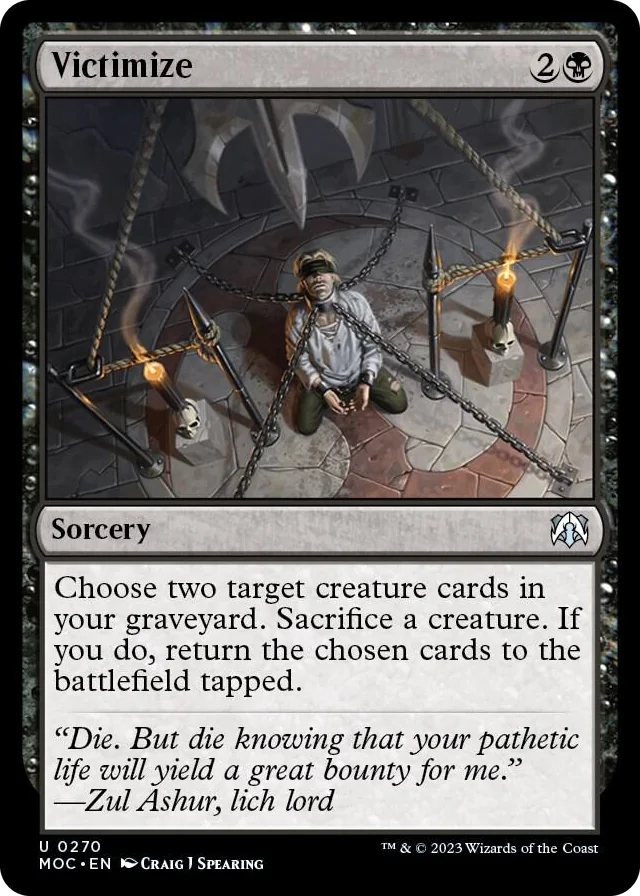 0270 Victimize U Commander: March of the Machine