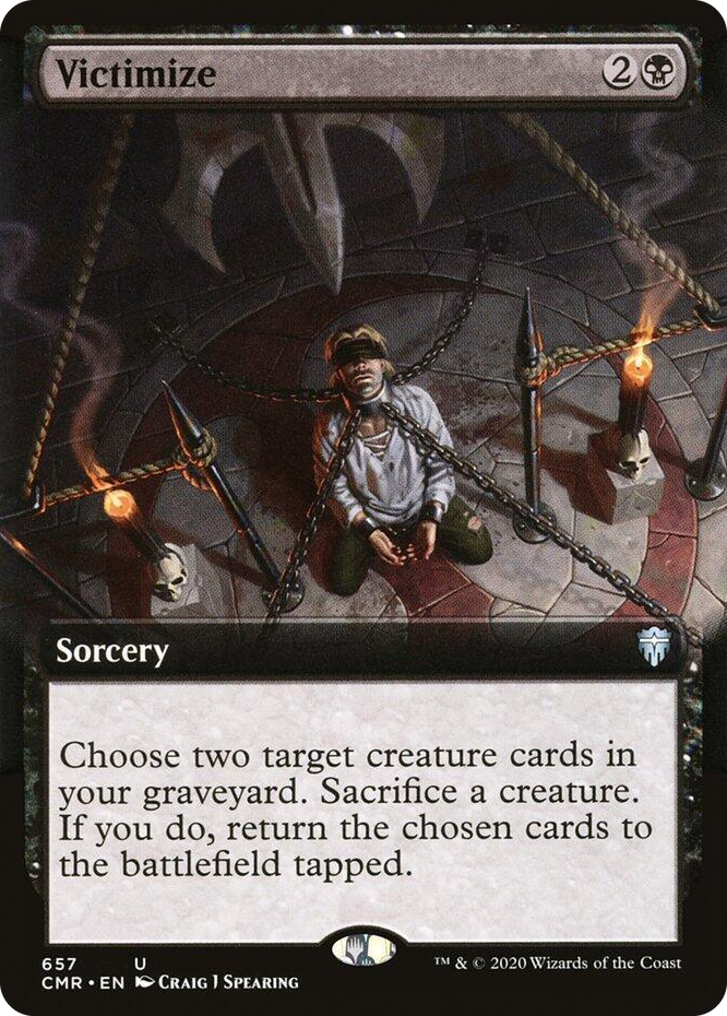 0657 Victimize (Extended Art) U Commander Legends
