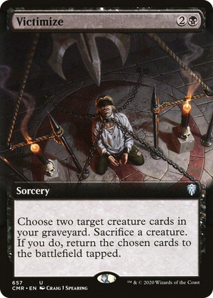 0657 Victimize (Extended Art) U Commander Legends