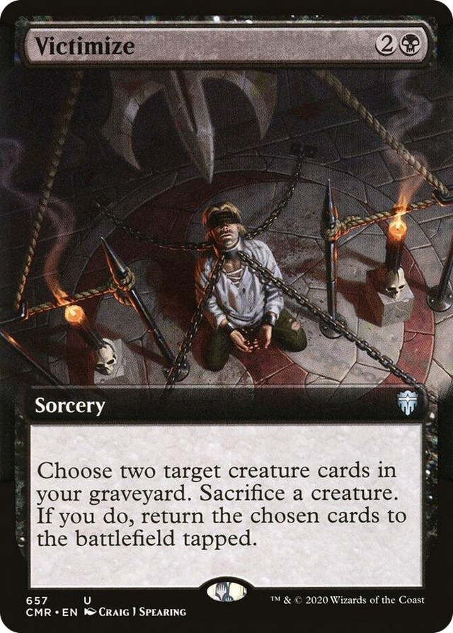 0657 Victimize (Extended Art) U Commander Legends