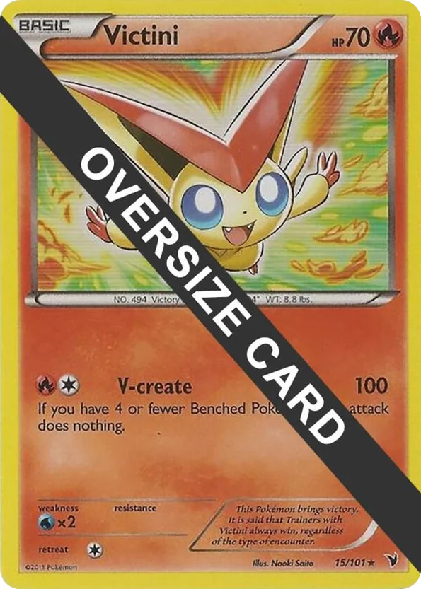 0015 Victini Promo Jumbo Cards