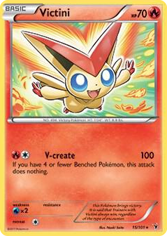 0015 Victini - 15/101 (BW Noble Victories) Rare Deck Exclusives