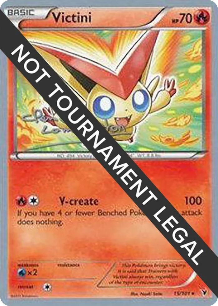 0015 Victini - 2013 (Clement Lamberton) Holo Rare World Championship Decks