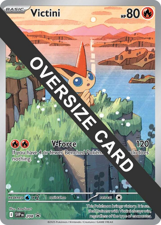 0208 Victini - 208 Promo Jumbo Cards