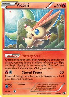 0023 Victini - 23/113 (BW Legendary Treasures) Rare Deck Exclusives