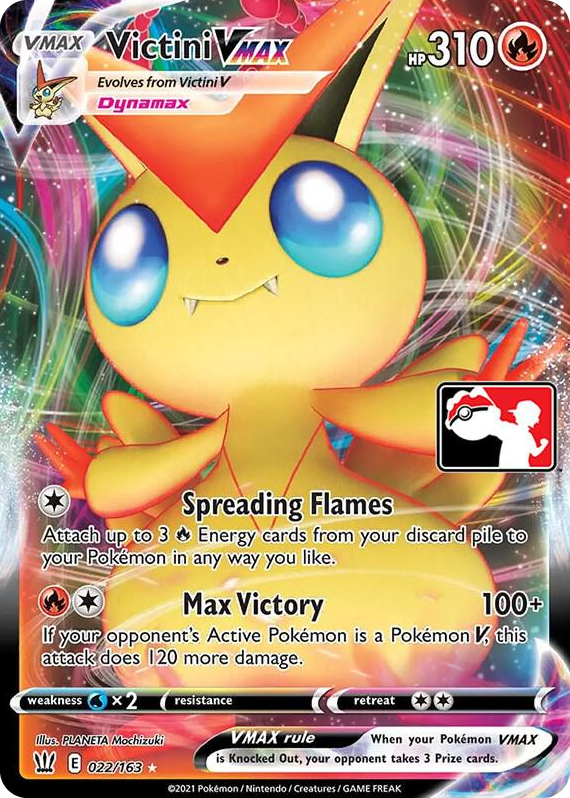 0022 Victini VMAX Ultra Rare Prize Pack Series Cards