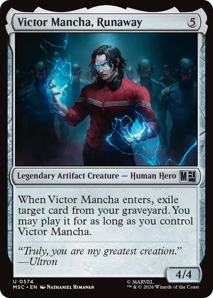 0574 Victor Mancha, Runaway U Commander: Marvel Super Heroes