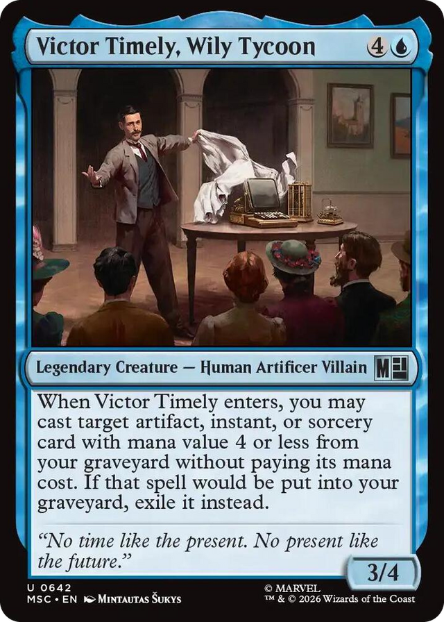 0642 Victor Timely, Wily Tycoon U Commander: Marvel Super Heroes
