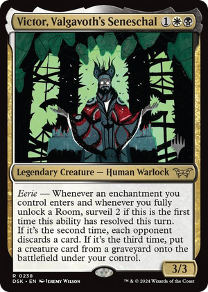 0238 Victor, Valgavoth's Seneschal R Promo Pack: Duskmourn: House of Horror